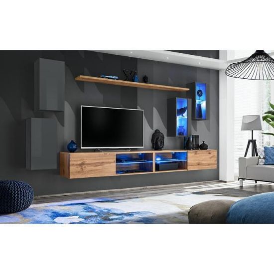 Obrazek Meblościanka Switch Xxv Grafit/Wotan