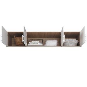 Obrazek Nadstawka szafy Smart SRN1 200 cm dąb sonoma/biały
