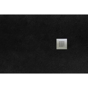 Obrazek Brodzik prostokątny Opal 100/80/2.6 czarny