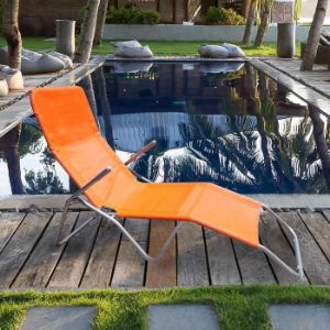 Obrazek Leżak D-054 pomarańczowy