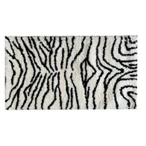 Obrazek Dywan Shaggy Sonic 1.4/1.9 Psr-13571 ivory/black