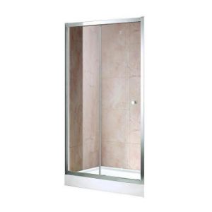 Obrazek Drzwi prysznicowe Vega 100x195 cz. chr.