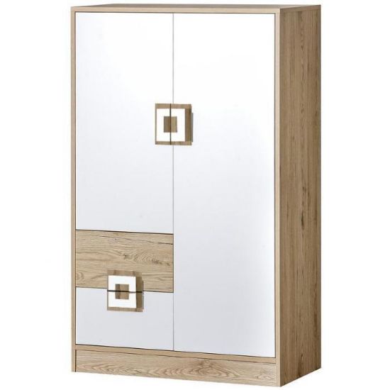 Obrazek Komoda Nico 80 biały/dąb jasny nr-7