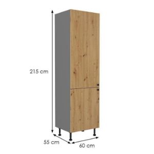 Obrazek Szafka kuchenna AVA dąb artisan/antracyt 60dk-215 2f