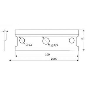 Obrazek Listwa montażowa 2 MB