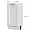 Obrazek Szafka Kuchenna Tara R3-40-1k/4 White Mat