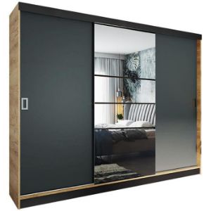 Obrazek Szafa Retro 200 6L craft/front grafit