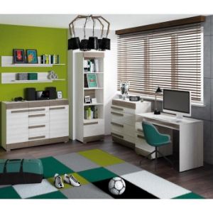 Obrazek Biurko Blanco 11 sosna śnieżna/new grey