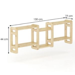 Obrazek Półka Sosna PK103-130x44x19 surowy