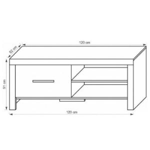 Obrazek Szafka RTV Cezar 15 Sonoma