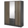 Obrazek Szafa Nelly 3d Lustro Grafit/Lamela Artisan