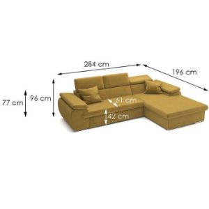 Obrazek Narożnik Polo P Kronos 01 plus poduszki Kronos 01