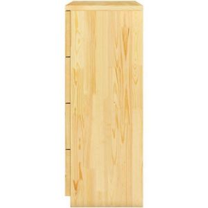 Obrazek Komoda Drewniana Sosnowa 4s Skandica Spectrum Naturalny