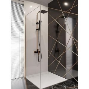 Obrazek Kolumna natryskowa Midnight black/gold rose