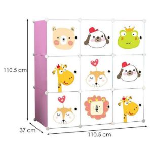 Obrazek Regał dziecięcy Fantasy różowy