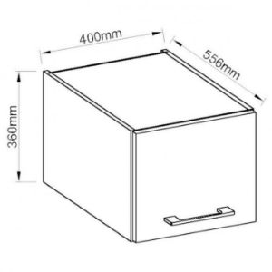 Obrazek Szafka kuchenna Vigo biały HG 40 Nagu-36 1f