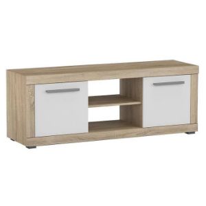 Obrazek Szafka RTV Verona D.Sonoma/Biały