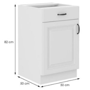 Obrazek Szafka kuchenna STILO biały mat/biały 50d 1f 1s bb