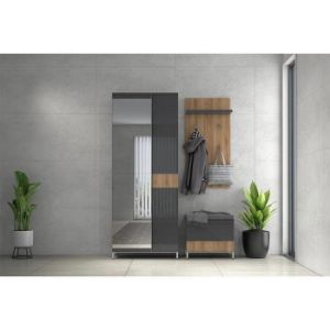 Obrazek Szafka Na Buty Onyx K1 Pacific Walnut/Anthracite