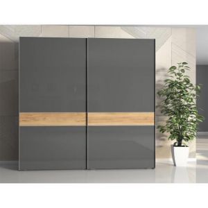 Obrazek Szafa 2d Onyx pk231/on pacific walnut/anthracit