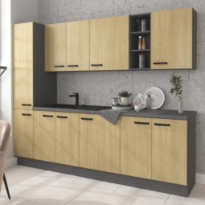 Obrazek Kuchnia Scandi jodełka/antracyt 260 bez blatu