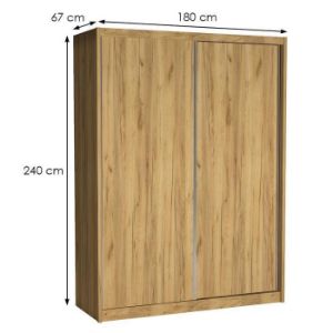 Obrazek Szafa Maciej 180 kraft złoty