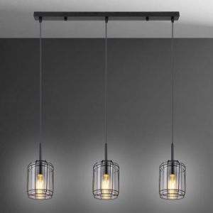 Obrazek Lampa 15559-3H Czarna LW3