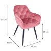 Obrazek Krzesło Vitos różowe 