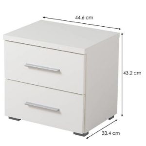 Obrazek Szafka nocna Uni NO2F biała 11008696