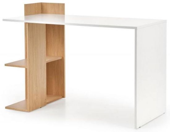 Obrazek Biurko Miko dąb złoty/biały