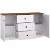 Obrazek Komoda Lille 06 2d3s Biały Mat/Dąb Lefkas