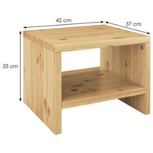 Obrazek Szafka nocna Sonia sosna lakier 