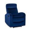 Obrazek Fotel z funkcją relax Genua c. niebieski