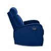 Obrazek Fotel z funkcją relax Genua c. niebieski