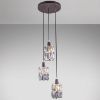 Obrazek Lampa wisząca 15761-3 kryształ brąz LW3