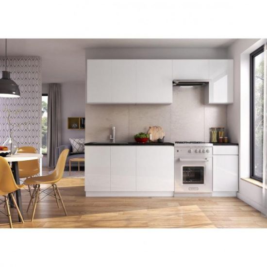 Obrazek Kuchnia Vegas White 240cm bez blatu