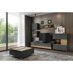 Obrazek Ława Onyx KLS-2F/ON anthracite/pacific walnut