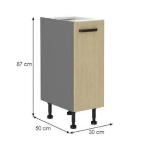 Obrazek  Szafka kuchenna SCANDI jodełka/antracyt 30d cargo bb 