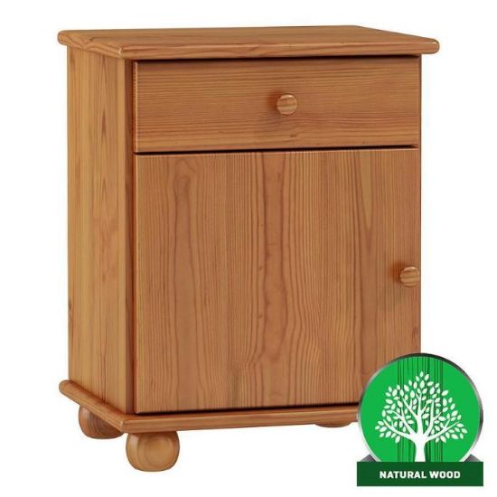 Obrazek Szafka nocna olcha gładka