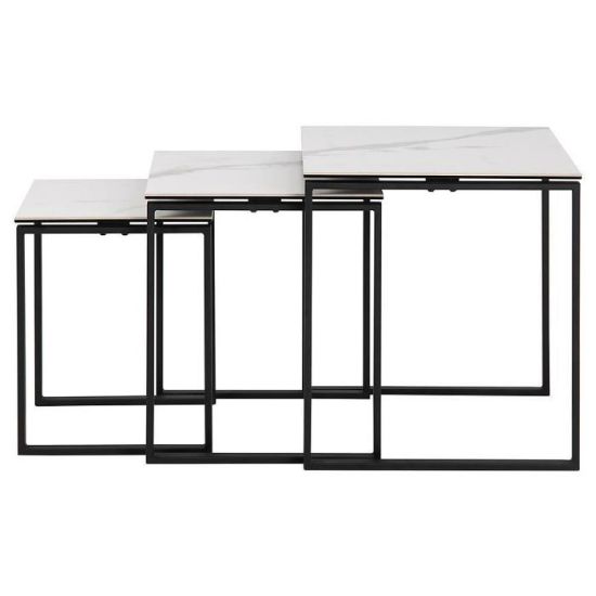 Obrazek Zestaw Stolików Kaya Biały 88530