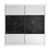 Obrazek Szafa Verona 200 biały mat/beton