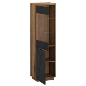 Obrazek Witryna Orient A1 1d1w Dąb Delano Ciemny/Czarny