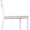 Obrazek Zestaw stół i krzesła Latte 1+4 White/San Remo 