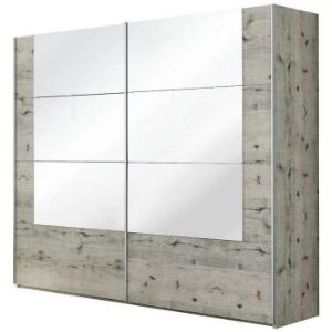 Obrazek Szafa Talin 250 dąb wellington/lustro