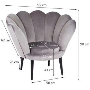 Obrazek Fotel Tristan Bluvel 14/wenge