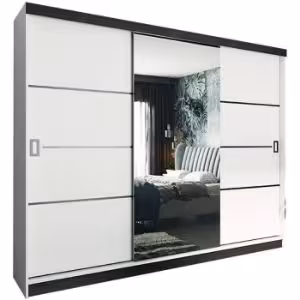 Obrazek Szafa Retro 200 4L biała/ front biały