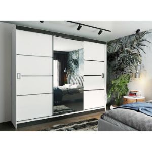 Obrazek Szafa Retro 200 4L biała/ front biały