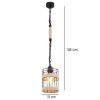 Obrazek Lampa 15673H czarno-beżowa LW1