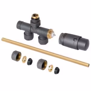 Obrazek Zestaw termostatyczny jednootworowy grafit