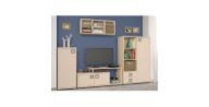 Obrazek Komoda 1D2S Kiki OR12-BK/KI-01 beech/sand